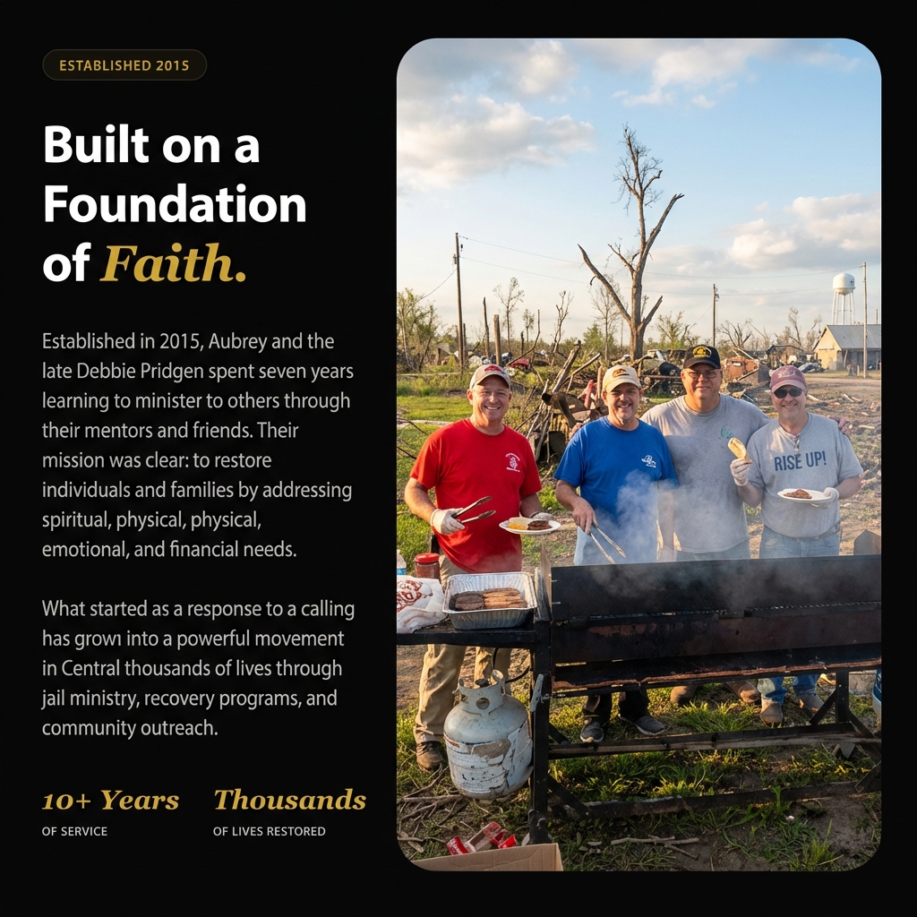 Disaster Relief Team Grilling